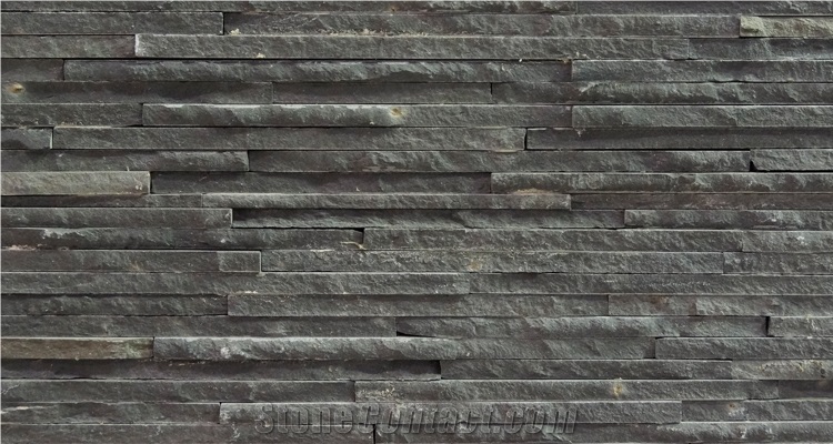 Grey Quartize Wall Panel, Cultured Stone Wall Covering Tiles
