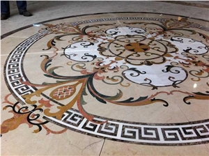 High Quality Marble Floor Waterjet Tile Natural Stone Medallions