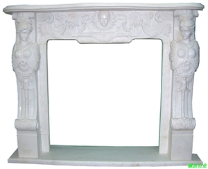 Insert Fireplace, Fireplace Hearth Surround, Emperador Marble Fireplace Mantel