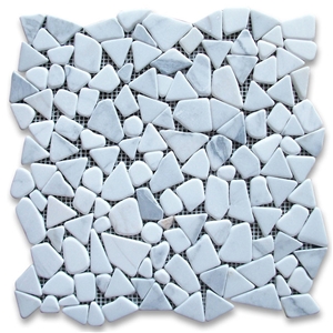 Limestone Mosaic Pattern, Mosaic Tile for Wall Cladding, Wall Covering Tiles