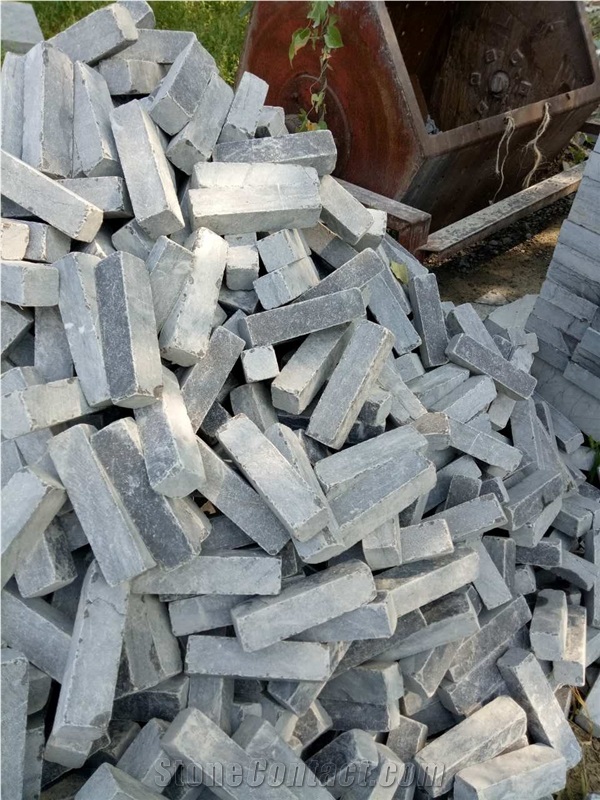 Loose Cobble Stone for Walkway Pavers Blue Limestone Tumbled Patio for Driveway Paving Stone