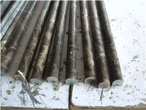 Marble Ogee Mouldings Emperador Dark Stone Trim for Borders, Floor Trims