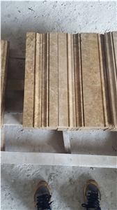 Marble Ogee Mouldings Emperador Dark Stone Trim for Borders, Floor Trims