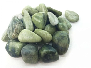 Outdoor Green Pebble Stone, Garden Gravel Stone for Decoration