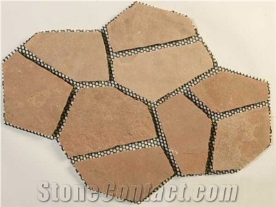 Slate Flagstone Pattern, Slate Tiles for Floor Covering, Wall Cladding Use, Natural Split Finish