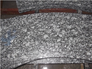 Spray White Granite Tiles, Floor Covering Tiles for Project