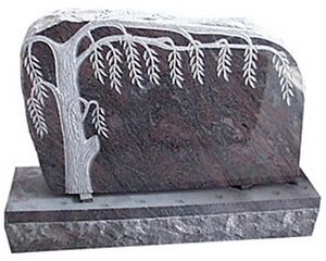 Western Style Monument, Grave Stone, Granite Tombstone Custom Design Headstone