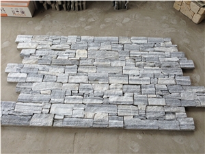 White Cloudy Marble Wall Cladding, Split Face Culture Stone White Cloudy Marble Wall Cladding, Split Face Culture Stone