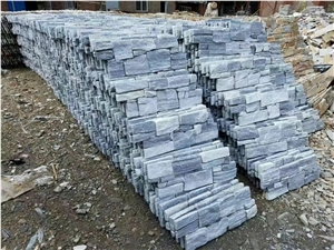 White Cloudy Marble Wall Cladding, Split Face Culture Stone