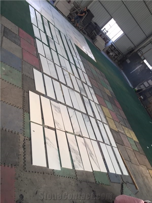 Wooden Grey Marble Pillar, Architectural Column Cladding Tiles