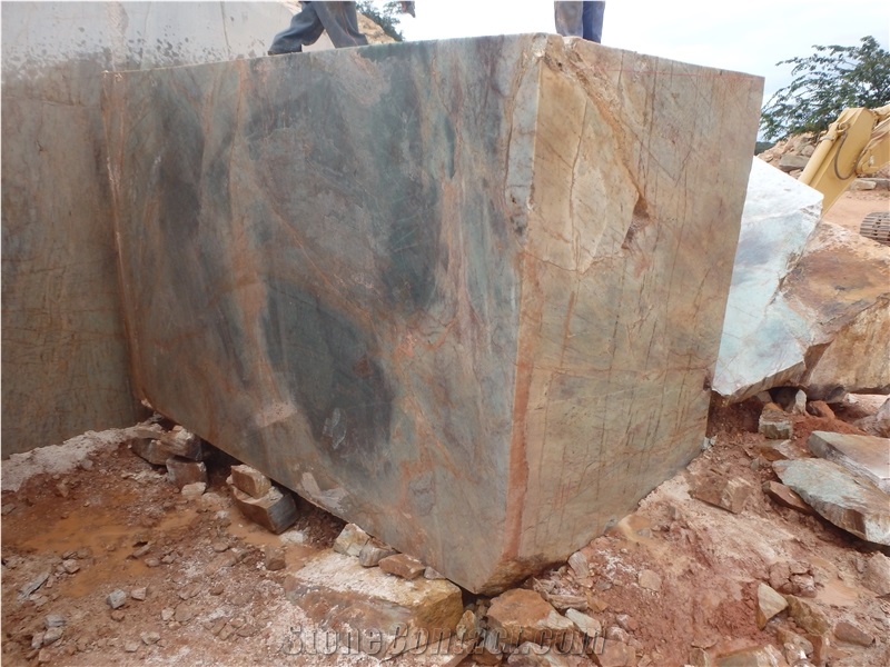 Louise Green Quartzite Block, Brazil Green Quartzite