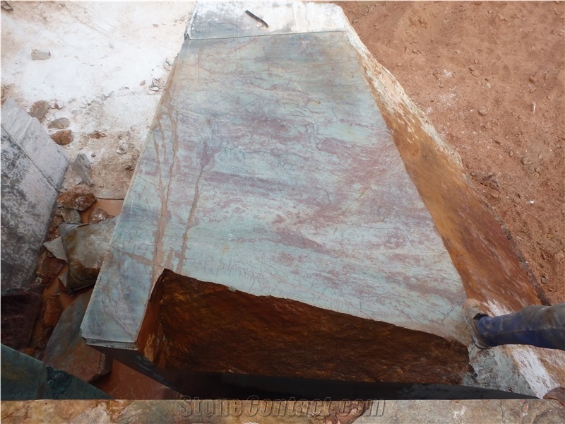 Louise Green Quartzite Block, Brazil Green Quartzite