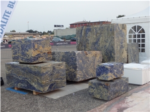 Sodalite Royal Blue Marble Block
