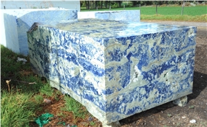 Sodalite Royal Blue Marble Block