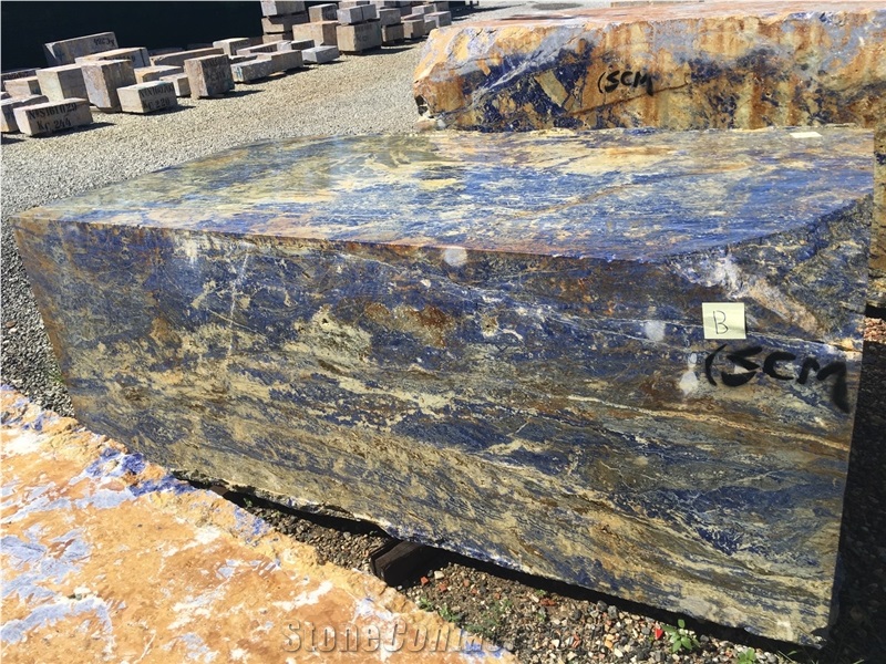 Sodalite Royal Blue Marble Block