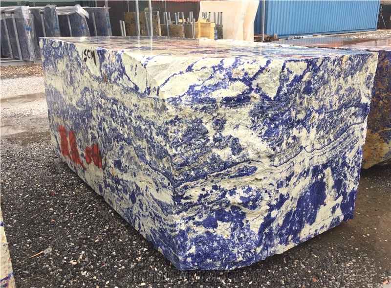 Sodalite Royal Blue Marble Block