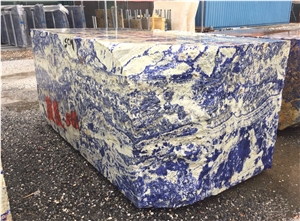 Sodalite Royal Blue Marble Block