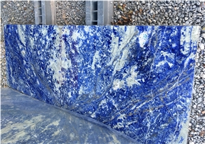Blue Sodalite Slabs, Sodalite Royal Blue Marble Slabs