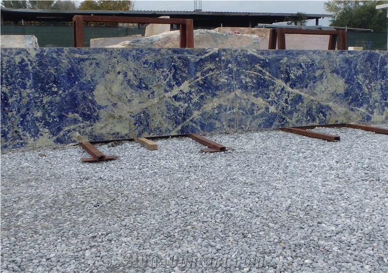 Blue Sodalite Slabs, Sodalite Royal Blue Marble Slabs