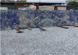 Blue Sodalite Slabs, Sodalite Royal Blue Marble Slabs