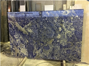Blue Sodalite Slabs, Sodalite Royal Blue Marble Slabs