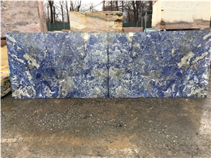 Blue Sodalite Slabs, Sodalite Royal Blue Marble Slabs