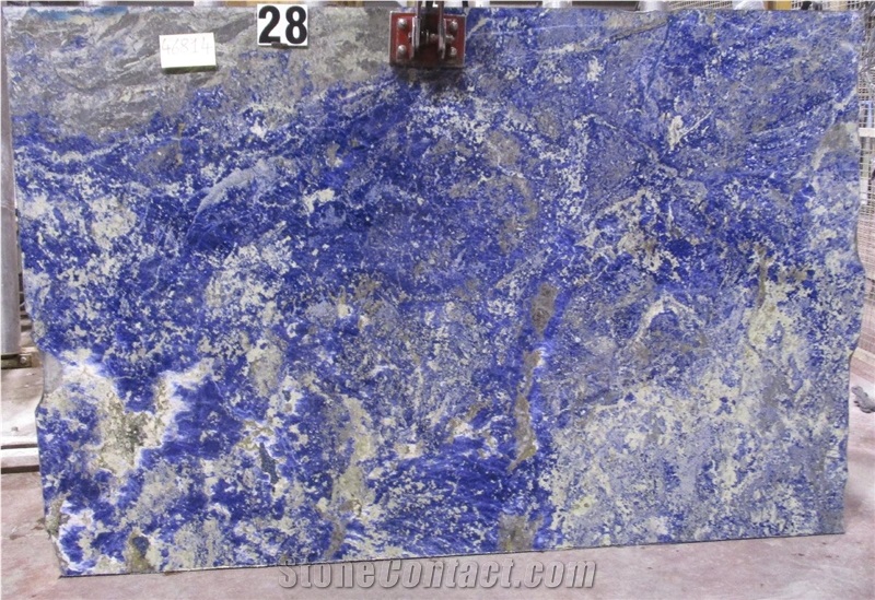 Blue Sodalite Slabs, Sodalite Royal Blue Marble Slabs