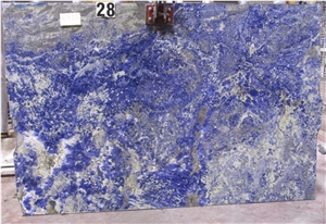 Blue Sodalite Slabs, Sodalite Royal Blue Marble Slabs