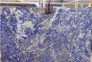 Blue Sodalite Slabs, Sodalite Royal Blue Marble Slabs