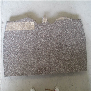 China Granite G664 Cross Shape Headstone,Misty Brown Tombstone