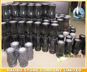 Cheap Customize Granite Memorial Vases for Graves,China Quarry Natural Tombstone Vases for Cemetery,Flower Vases for Headstones,Monument Flower Pot