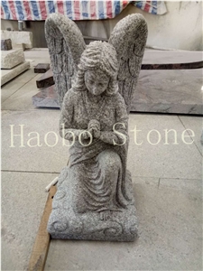 China Quarry Natural Stone Life Size Customize Granite Angel Design Statues for Indoor Decoration,Natural Stone Small Sculpture ,Wholesale Cheap Price