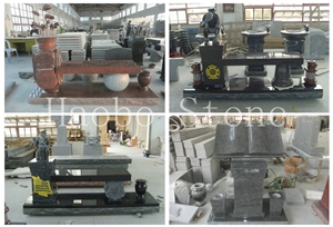 High Quality China Quarry Natural Stone Granite Heart Shaped Carved Rose Headstone for Cemetery Factory Cheap Price Slab Gravestones Unique Monument