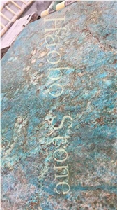 Natural Stone China Quarry Custom Cut to Size Top Quality Fantasy Blue Quartzite Slabs for Interior Decoration ,Dinning Table Set,Floor Tiles ,Price