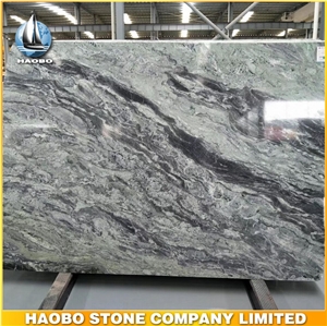 Own Factory Polished Tiles Haobo Green Granite Slabs Multicolor Green Polished Slabs Wholesale Flooring Tiles High Quality Slab