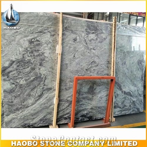 Own Factory Polished Tiles Haobo Green Granite Slabs Multicolor Green Polished Slabs Wholesale Flooring Tiles High Quality Slab