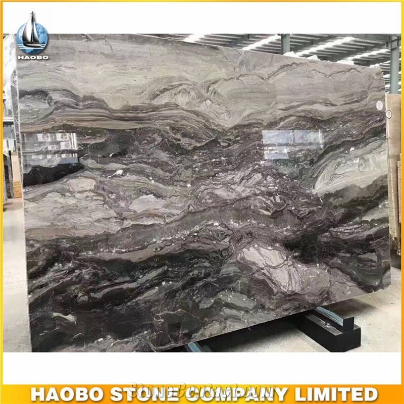 Venice Brown Marble Slab Polished for Wall Covering Tile Flooring Tiles and Wall Claddings for Building Projects