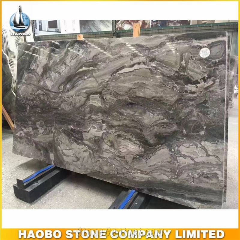 Venice Brown Marble Slab Polished for Wall Covering Tile Flooring Tiles and Wall Claddings for Building Projects