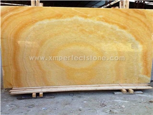 Honey Yellow Onyx Slabs & Tiles, Onyx Wall Covering, Onyx Floor Covering