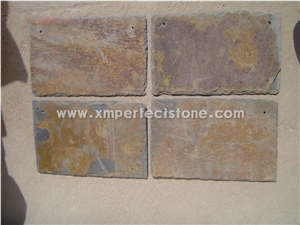 Rusty Slate Roof Tiles/Chinese Rusty Roofing Slate Tiles/Tile Roof Natural Split