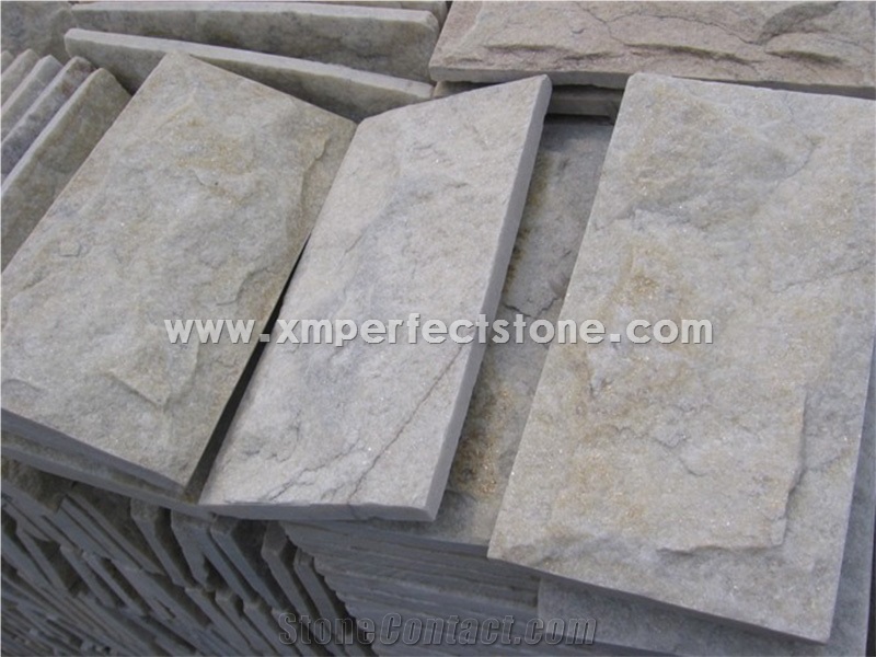 Rusty/Yellow Color Mushroom Slate,400*250mm Customized Size Natural Mushroom Stone
