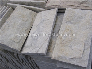 Rusty/Yellow Color Mushroom Slate,400*250mm Customized Size Natural Mushroom Stone