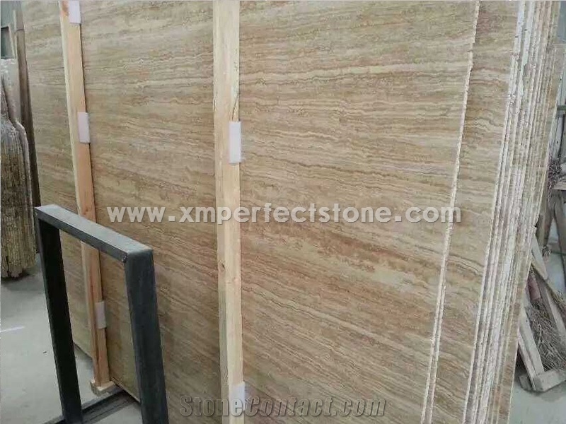 Wooden Travertine Slab,Iran Classic Travertine Tiles
