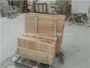 Wooden Veins Travertine Slab, Tiles,Silvestro Travertino Silver Tiles & Slabs, Grey Travertine Floor Tiles, Wall Tiles
