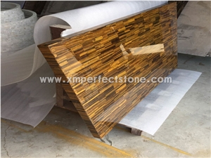 Yellow Tiger Eyes,Semi Precious Stone Panels,Tiger Eyes Luxury Material Slabs&Tiles