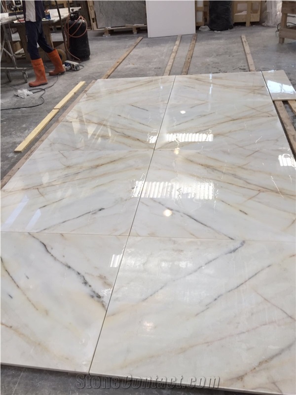 Calacatta Gold Marble Slabs & Tiles