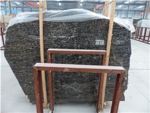 Chinese Portoro Chinese Nero Portoro Marble Tiles & Slabs Polished Cut to Size for Flooring Tiles, Wall Cladding, Slab for Counter Tops, Vanity Tops