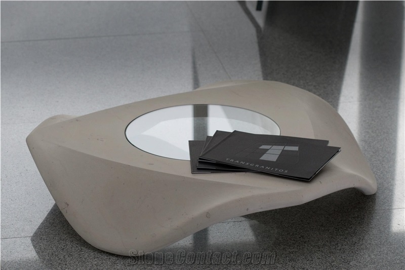Limestone Custom Design Coffee Table