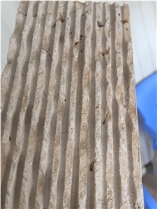 Rough Textured Classic Denizli Wall Tiles, Classic Travertine Chiselled Wall Tile, Waterfall Tile, Lansdcape Stone