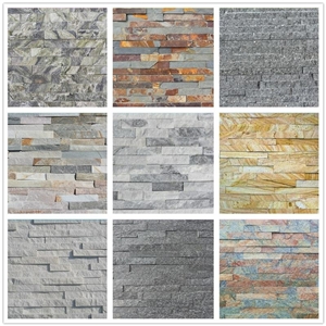 Chinese Yellow Slate Cultured Stone